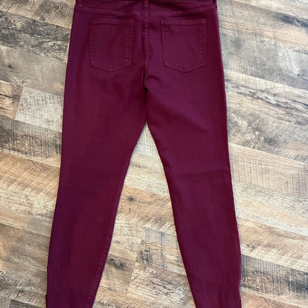 Pistols Skinny Burgundy Jeans - Picture 10 of 13
